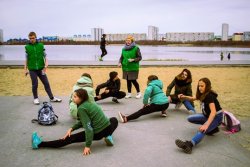 Жители Нижневартовска ЗОЖгли на минувших выходных Жители Нижневартовска ЗОЖгли на минувших выходных