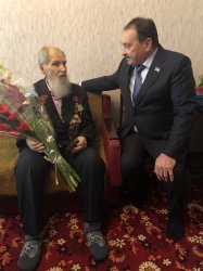 Сергей Великий поздравил ветерана Великой Отечественной войны с 95-летием Сергей Великий поздравил ветерана Великой Отечественной войны с 95-летием