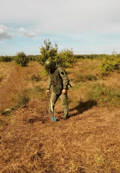 В Ульяновской области сотрудники ОМОН Росгвардии обследовали подозрительные предметы 