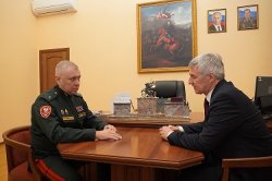  Командующий СЗО Росгвардии провел рабочую встречу с главой Карелии