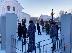 Росгвардия осуществляет охрану общественного порядка в период проведения Крещенских Богослужений на Ямале Росгвардия осуществляет охрану общественного порядка в период проведения Крещенских Богослужений на Ямале