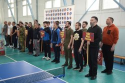 Команда Росгвардии одержала победу на чемпионате Чеченского отделения общества «Динамо» по настольному теннису Команда Росгвардии одержала победу на чемпионате Чеченского отделения общества «Динамо» по настольному теннису
