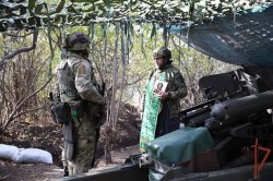 Священнослужитель посетил с духовной миссией подразделения Росгвардии в ДНР Священнослужитель посетил с духовной миссией подразделения Росгвардии в ДНР