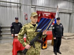Молодые бойцы ОМОН «Медведь» Росгвардии приняли присягу Молодые бойцы ОМОН «Медведь» Росгвардии приняли присягу