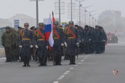 Парадный расчет Росгвардии в столице Ямала принял участие в праздничном марше, посвященном Великой Победе Парадный расчет Росгвардии в столице Ямала принял участие в праздничном марше, посвященном Великой Победе
