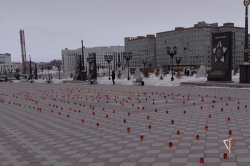 Росгвардия приняла участие в церемонии передачи частицы Вечного огня с Мамаева кургана на Ямале Росгвардия приняла участие в церемонии передачи частицы Вечного огня с Мамаева кургана на Ямале