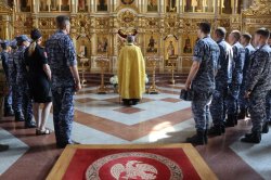 Росгвардейцы ЕАО почтили память небесного покровителя ведомства Росгвардейцы ЕАО почтили память небесного покровителя ведомства
