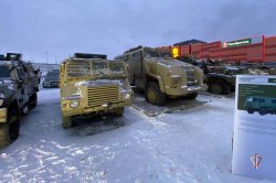 Росгвардия обеспечивает охрану трофейной техники стран НАТО на Ямале Росгвардия обеспечивает охрану трофейной техники стран НАТО на Ямале