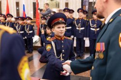 Более 70 воспитанников училища Росгвардии дали клятву кадета в Музее Победы Более 70 воспитанников училища Росгвардии дали клятву кадета в Музее Победы