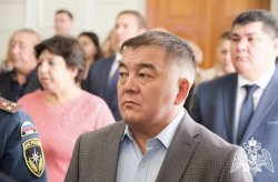 Глава территориального органа Росгвардии принял участие в торжественном приёме губернатора Астраханской области