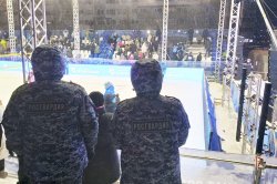 На Ямале Росгвардия обеспечила правопорядок в период проведения Кубка России по волейболу на снегу На Ямале Росгвардия обеспечила правопорядок в период проведения Кубка России по волейболу на снегу