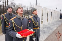 Аллея Героев открыта на территории главного храма Росгвардии Аллея Героев открыта на территории главного храма Росгвардии