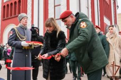 Аллея Героев открыта на территории главного храма Росгвардии Аллея Героев открыта на территории главного храма Росгвардии