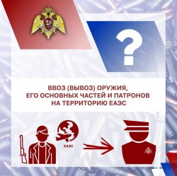 Оружейная грамотность: о документах, необходимых для ввоза (вывоза) оружия, его основных частей и патронов на территорию ЕАЭС Оружейная грамотность: о документах, необходимых для ввоза (вывоза) оружия, его основных частей и патронов на территорию ЕАЭС