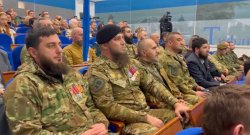 Росгвардеец из Чеченской Республики принял участие в межрегиональном совещании по открытию Года защитника Отечества Росгвардеец из Чеченской Республики принял участие в межрегиональном совещании по открытию Года защитника Отечества