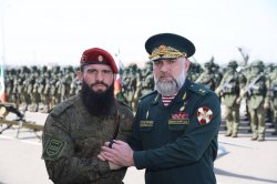 Начальник Управления Росгвардии принял участие в торжественном построении нового полка Минобороны в Грозном