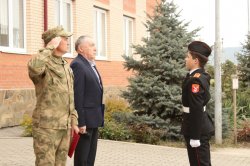 В Грозном состоялся первый слёт кадетских классов Росгвардии