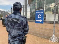 Росгвардия обеспечила безопасность на футбольном матче РПЛ в Дагестане Росгвардия обеспечила безопасность на футбольном матче РПЛ в Дагестане