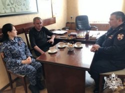В Дагестане росгвардейцы встретились с участником ликвидации последствий чернобыльской катастрофы В Дагестане росгвардейцы встретились с участником ликвидации последствий чернобыльской катастрофы