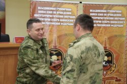 В ОГВ(с) поздравили сотрудников ОМОН «Авангард» с завершением служебной командировки В ОГВ(с) поздравили сотрудников ОМОН «Авангард» с завершением служебной командировки