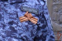 Сотрудники Росгвардии в Вологодской области присоединились ко всероссийской акции «Георгиевская лента» Сотрудники Росгвардии в Вологодской области присоединились ко всероссийской акции «Георгиевская лента»