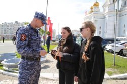 Росгвардейцы присоединились к всероссийской патриотической акции «Георгиевская лента» в Мордовии Росгвардейцы присоединились к всероссийской патриотической акции «Георгиевская лента» в Мордовии