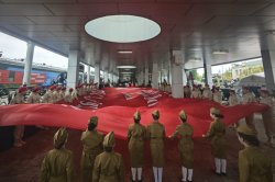 Оркестр Росгвардии принял участие во встрече агитационного поезда-музея в Гудермесе Оркестр Росгвардии принял участие во встрече агитационного поезда-музея в Гудермесе
