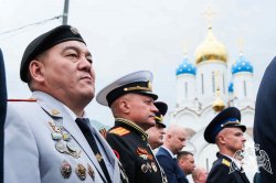 Росгвардейцы посетили церемонию открытия часовни защитникам Отечества в Астрахани