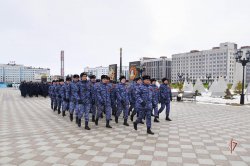 В Салехарде прошли торжественные мероприятия с участием Росгвардии в честь 80-летия Великой Победы В Салехарде прошли торжественные мероприятия с участием Росгвардии в честь 80-летия Великой Победы