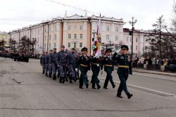 На Колыме личный состав регионального Управления Росгвардии принял участие в парадном шествии в честь Дня Победы На Колыме личный состав регионального Управления Росгвардии принял участие в парадном шествии в честь Дня Победы