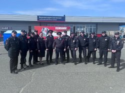 Транспортная полиция обеспечила охрану общественного порядка во время прибытия «Эшелона Победы» на северные станции СвЖД