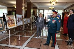 Выставка художественных работ ветерана-фронтовика в Центральном музее Росгвардии напомнила о ценности великого подвига во имя светлого будущего Выставка художественных работ ветерана-фронтовика в Центральном музее Росгвардии напомнила о ценности великого подвига во имя светлого будущего