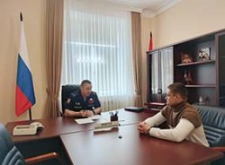 Начальник территориального Управления Росгвардии провёл личный приём граждан в Орловской области Начальник территориального Управления Росгвардии провёл личный приём граждан в Орловской области