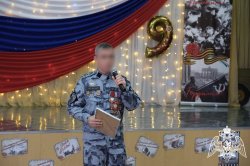 Росгвардеец — участник СВО провёл патриотическую беседу с астраханскими школьниками Росгвардеец — участник СВО провёл патриотическую беседу с астраханскими школьниками