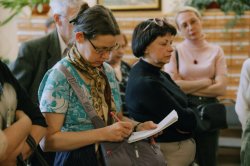 «Я говорю с тобой из Ленинграда…»: Научная библиотека Президентской академии в Петербурге распахнула двери в «Ночь музеев» «Я говорю с тобой из Ленинграда…»: Научная библиотека Президентской академии в Петербурге распахнула двери в «Ночь музеев»