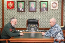 Начальник Управления Росгвардии по Чеченской Республике провел рабочую встречу с заместителем начальника ГУ МВД России по СКФО Начальник Управления Росгвардии по Чеченской Республике провел рабочую встречу с заместителем начальника ГУ МВД России по СКФО