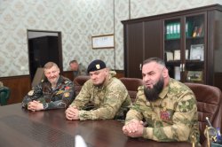 В Управлении Росгвардии по Чеченской Республике состоялась встреча с делегацией минского ОМОН В Управлении Росгвардии по Чеченской Республике состоялась встреча с делегацией минского ОМОН