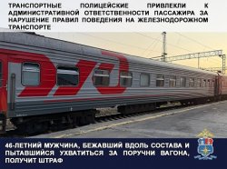 Сотрудники Лиховского линейного отдела МВД России на транспорте привлекли к административной ответственности пассажира за нарушение правил поведения н Сотрудники Лиховского линейного отдела МВД России на транспорте привлекли к административной ответственности пассажира за нарушение правил поведения н