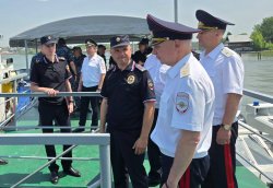На реке Дон состоялся смотр полицейских катеров с участием начальника УТ МВД России по СКФО На реке Дон состоялся смотр полицейских катеров с участием начальника УТ МВД России по СКФО