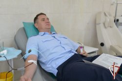 К Всемирному дню донора росгвардейцы сдали кровь для нужд медучреждений Курганской области К Всемирному дню донора росгвардейцы сдали кровь для нужд медучреждений Курганской области