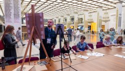 В Музее Победы прошел мастер-класс художника В Музее Победы прошел мастер-класс художника