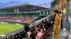 Росгвардия обеспечила правопорядок на футбольном матче в рамках чемпионата России в Грозном Росгвардия обеспечила правопорядок на футбольном матче в рамках чемпионата России в Грозном