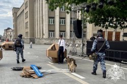 Росгвардейцы осуществляют охрану правопорядка на Всероссийском театральном фестивале во Владикавказе Росгвардейцы осуществляют охрану правопорядка на Всероссийском театральном фестивале во Владикавказе