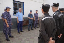 Заместитель прокурора Республики Дагестан Камил Гусейнов проверил условия содержания осужденных в ИК-7 Заместитель прокурора Республики Дагестан Камил Гусейнов проверил условия содержания осужденных в ИК-7
