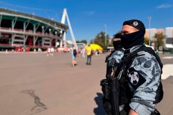 Росгвардия обеспечила безопасность матча РПЛ в Москве Росгвардия обеспечила безопасность матча РПЛ в Москве
