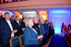Начальник Управления Росгвардии по Новгородской области полковник полиции Виктор Барушев принял участие в торжественной церемонии вступления в должнос Начальник Управления Росгвардии по Новгородской области полковник полиции Виктор Барушев принял участие в торжественной церемонии вступления в должнос