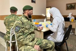 Росгвардейцы поддержали Всероссийскую донорскую акцию в Гудермесе Росгвардейцы поддержали Всероссийскую донорскую акцию в Гудермесе