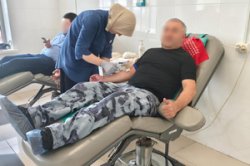 Росгвардейцы стали участниками благотворительной донорской акции в Дагестане Росгвардейцы стали участниками благотворительной донорской акции в Дагестане