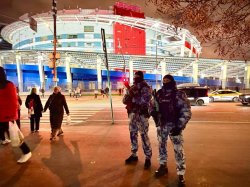 Росгвардейцы обеспечили безопасность матча КХЛ в Москве Росгвардейцы обеспечили безопасность матча КХЛ в Москве