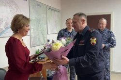 Начальник Управления Росгвардии по Томской области посетил северную столицу региона  Начальник Управления Росгвардии по Томской области посетил северную столицу региона